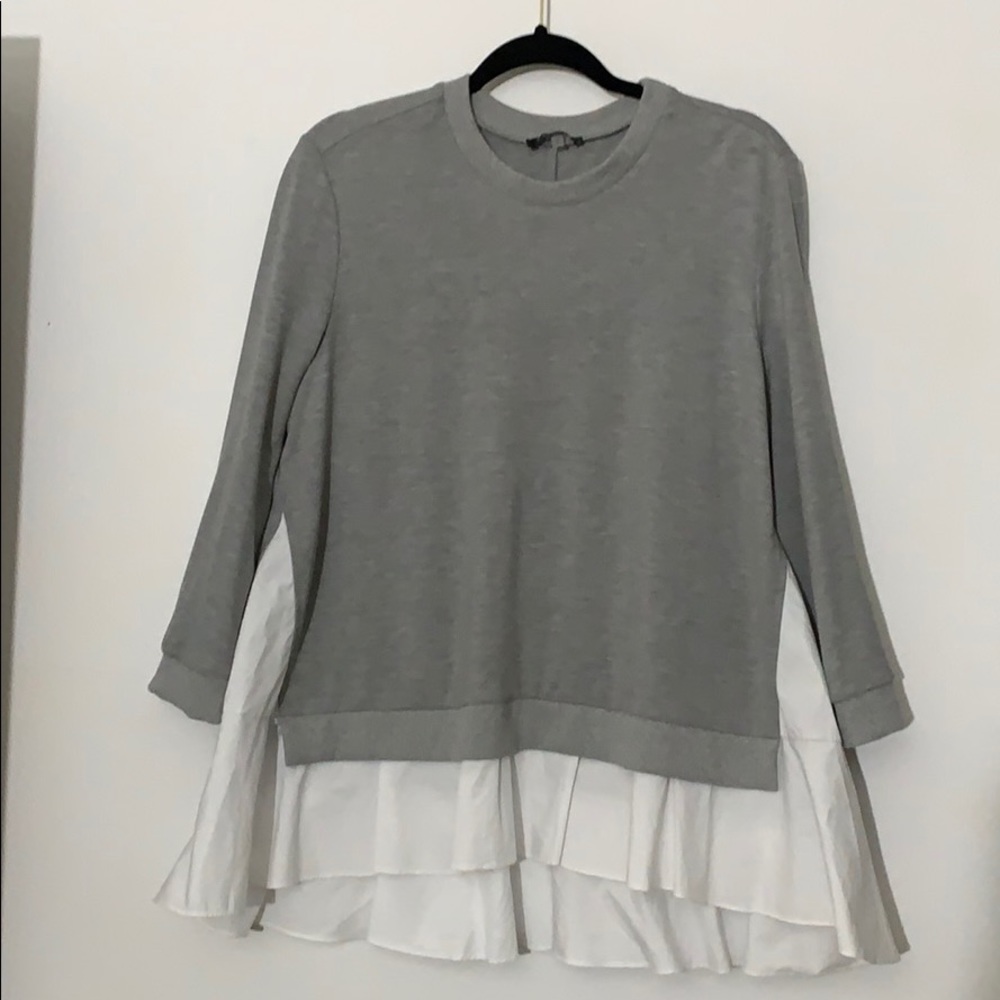 CQ by CQ Sweater gray and white
